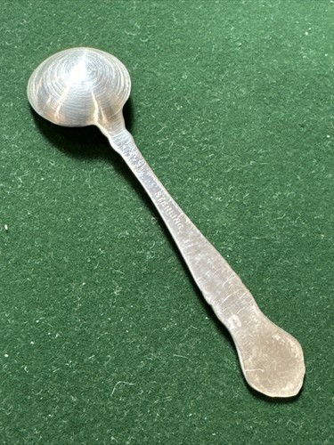 US Silver Early XX century STERLING silver Spoon for salt or pepper 1 Pc - Picture 3 of 6