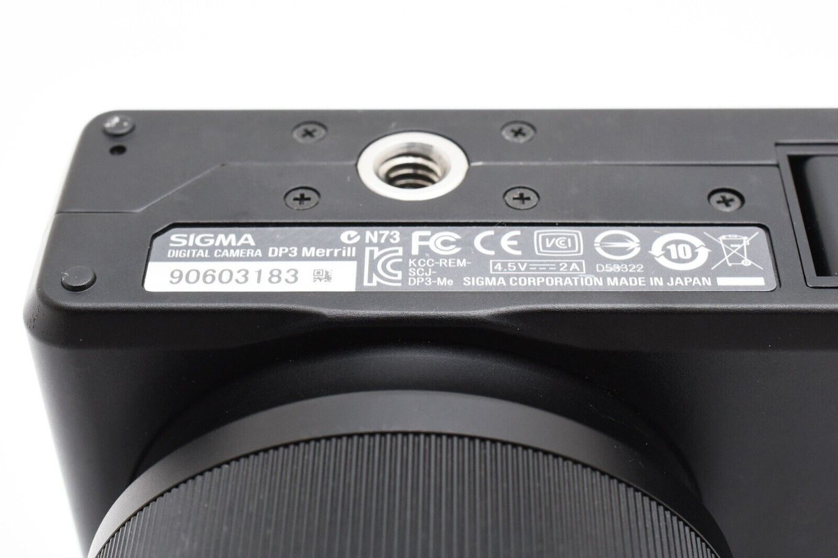 Sigma DP Series DP3 Merrill 46.0MP Digital Camera - Black Sigma DP Series DP3 Merrill 46.0MP Digital Camera - Black