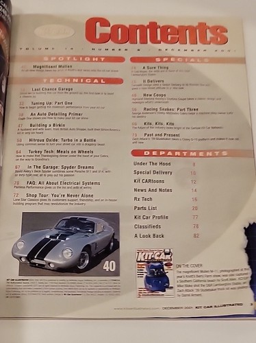 Kit Auto Magazin illustriert Dezember 2001 Vol 18 #6 Mullen M-11 '39 Nieten LKW - Bild 3 von 3