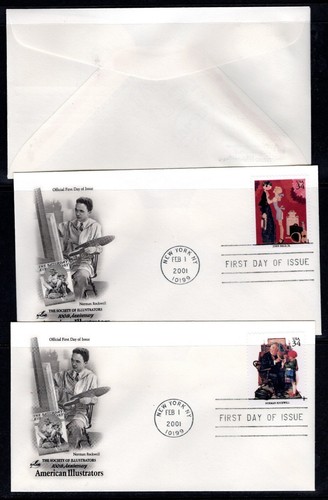 U.S. Scott #3502a-3502t 34c Illustrators Set of 20 ArtCraft First Day Covers - Picture 7 of 7
