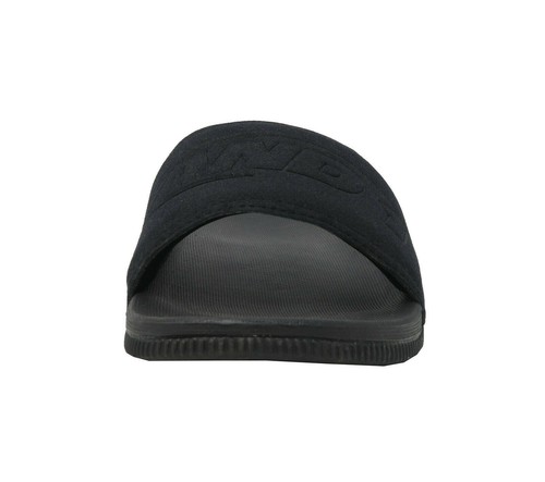 AND ONE Haven Black Cushioned Foam Sandals Slide Flip Flop Shoes for Men - Picture 3 of 6
