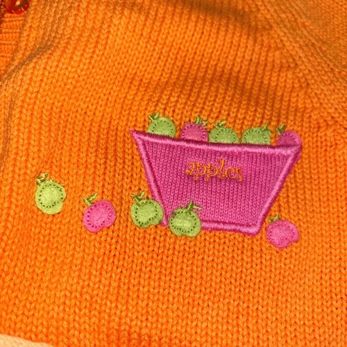 Hartstrings Girls Sweater Shirt Skirt 3pc Set Fall Harvest Pumpkin Farm 7 - Picture 6 of 7
