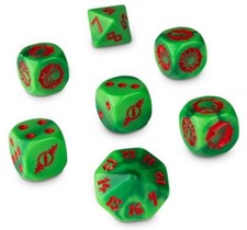 THE GOUGED EYE TEAM BLOOD BOWL DICE 2016 40K WARHAMMER AGE OF SIGMAR LOOSE