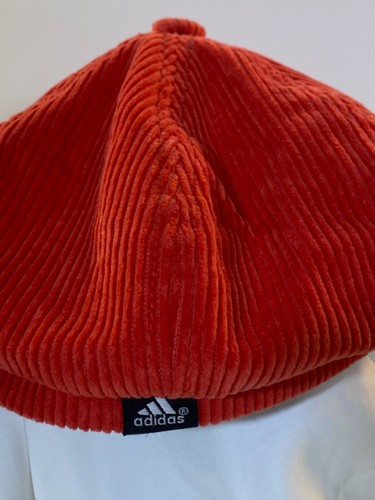 Adidas Woman’s Vivid Red PageBoy French Corduroy Hat NWT Y2K Vintage - Picture 4 of 10
