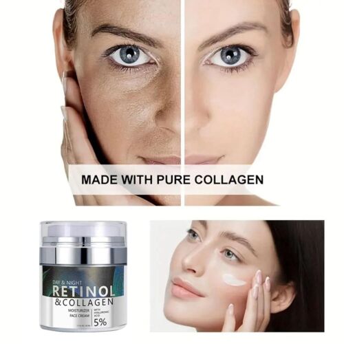 Crema de Colágeno para Rostro con Retinol y Ácido Hialurónico - Hidratante Facial EE. UU. - Imagen 4 de 11