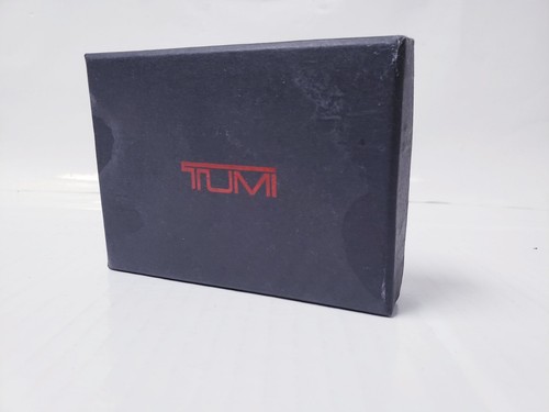 New Tumi Delta Global ID Lock Card Holder Men Leather Black Wallet Billfold - Picture 10 of 11