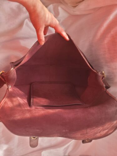 Borsa valigetta portadocumenti Coach Musette vintage 70° colore moka New York USA - Foto 8 di 23