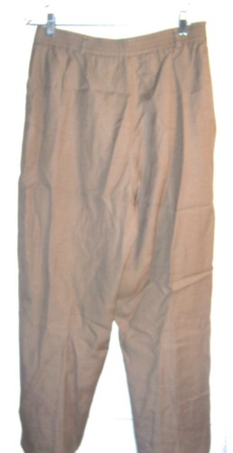 Evan-Picone Petites braune Hose importierter Stoff Karriere Business Anzug Hose 12 - Bild 3 von 3