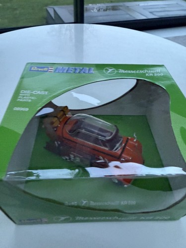 1-18 Vintage Revell Die Cast Metal Messerschmitt KR 200 No.08969 Rare Skiing Car - Picture 12 of 15