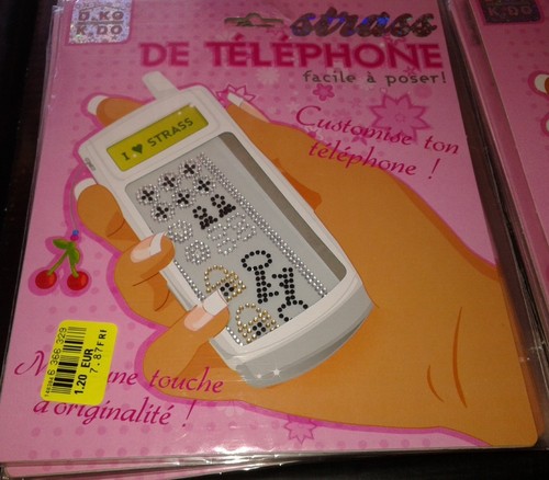 LOT REVENDEUR 36 BLISTER PLANCHE DE STRASS POUR CUSTOMISER TELEPHONE PORTABLE - Photo 2/7