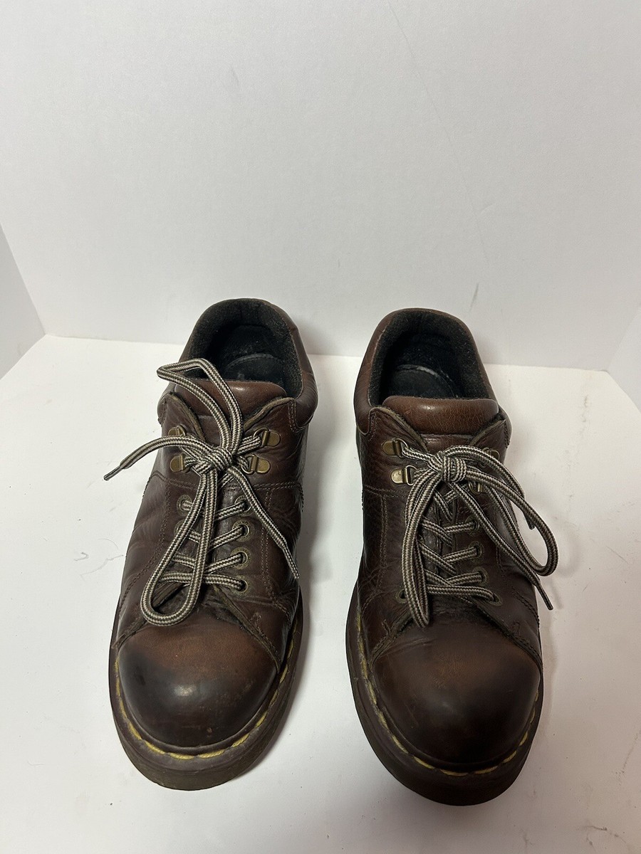 Dr Martens Men's Oxford Shoes Leather Brown Air Wair aw004