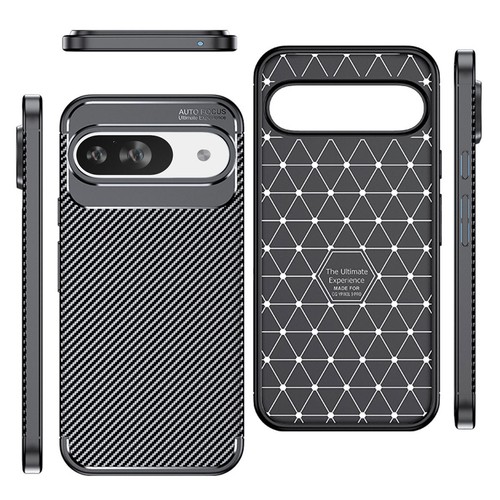Funda delgada de fibra de carbono TPU a prueba de golpes para Google Pixel 9/9 Pro/9 Pro XL - Imagen 11 de 12