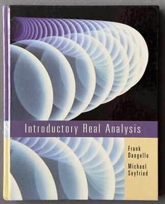 Introductory Real Analysis Hardcover Michael, Dangello, Frank Sey