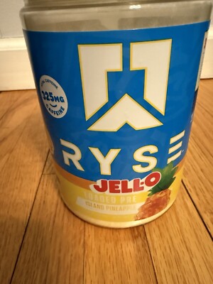 Ryse Loaded Pre Workout Pineapple Jello Flavor 30 Servings 