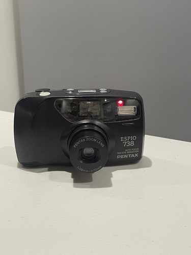 VINTAGE PENTAX ESPIO 738 COMPACT 35 mm FILM CAMERA WORKING G1 - Picture 3 of 24