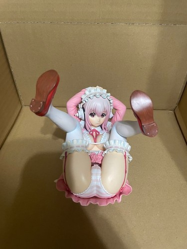 Super Sonico Lolita Maid Ver 1/6 Figur Bett Stil Basis ohne Box Good Smile Geschenk - Bild 4 von 4