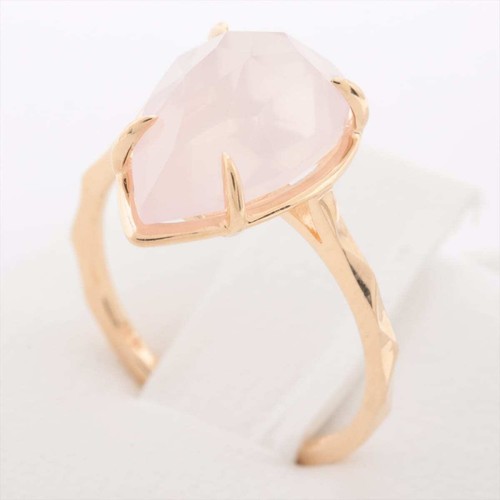 Noges Rose Quartz Ring K10 (YG) 1.7g | eBay