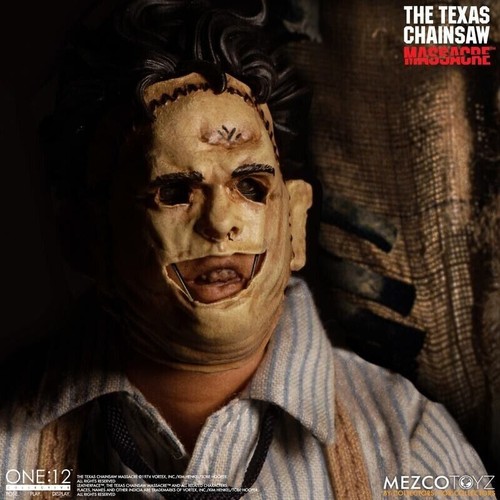 One: 12 Collective (1974) Leatherface 6" Deluxe Action Figure (Mezco) - Picture 12 of 13