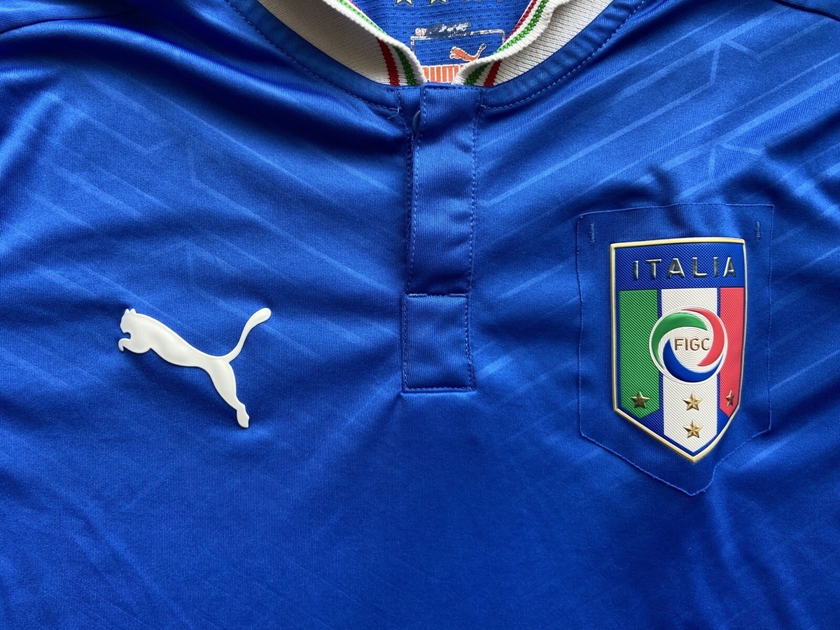 ITALY 2012 2013 HOME FOOTBALL SHIRT SOCCER JERSEY PUMA 740355 sz S
