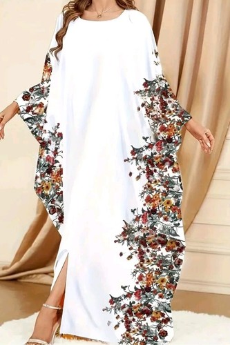 White abaya for prayer islamic prayer dress muslim ramadan dress - Picture 3 of 3