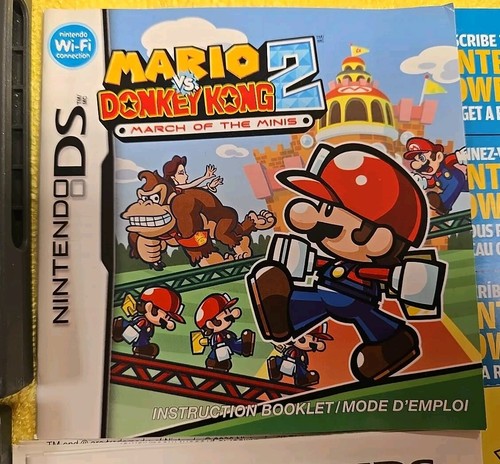 Mario vs Donkey Kong 2: March of the Minis and Part 1 (Nintendo DS) CIB. 2/pcs. - Picture 5 of 14