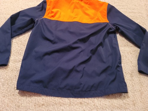 Polo by Ralph Lauren Jacket Hooded Full Zip Youth XL 14-16 Big Pony Blue Orange - Picture 14 of 14