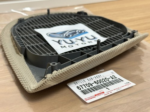 Lexus Genuine LX470 Land Cruiser Cygnus Front Left Door Speaker Grille Beige OEM - Picture 5 of 12