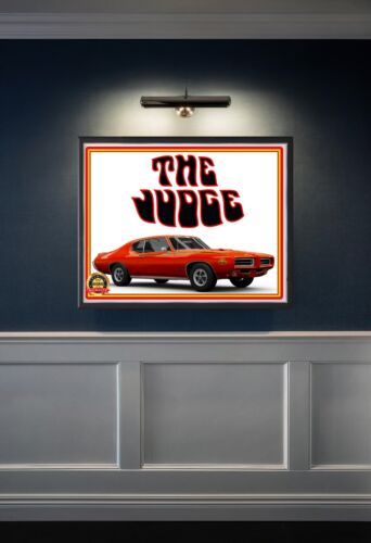 1969 GTO The Judge - Pontiac - Insegna in metallo 11x14 - Foto 2 di 5