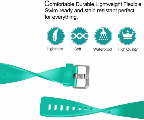 For Fitbit Versa / Versa 2 / Lite Watch Strap Replacement Silicone Buckle Sport - Picture 11 of 22