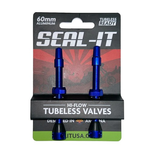 Válvulas tubeless multicolores Seal-It Hi Flow por par de soportes de flujo de aire para bicicleta Muc - Imagen 20 de 25