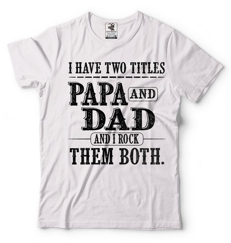Papa And Dad Gift T-shirt Fathers Day Gift For Grandpa Dad Gifts - Picture 18 of 19
