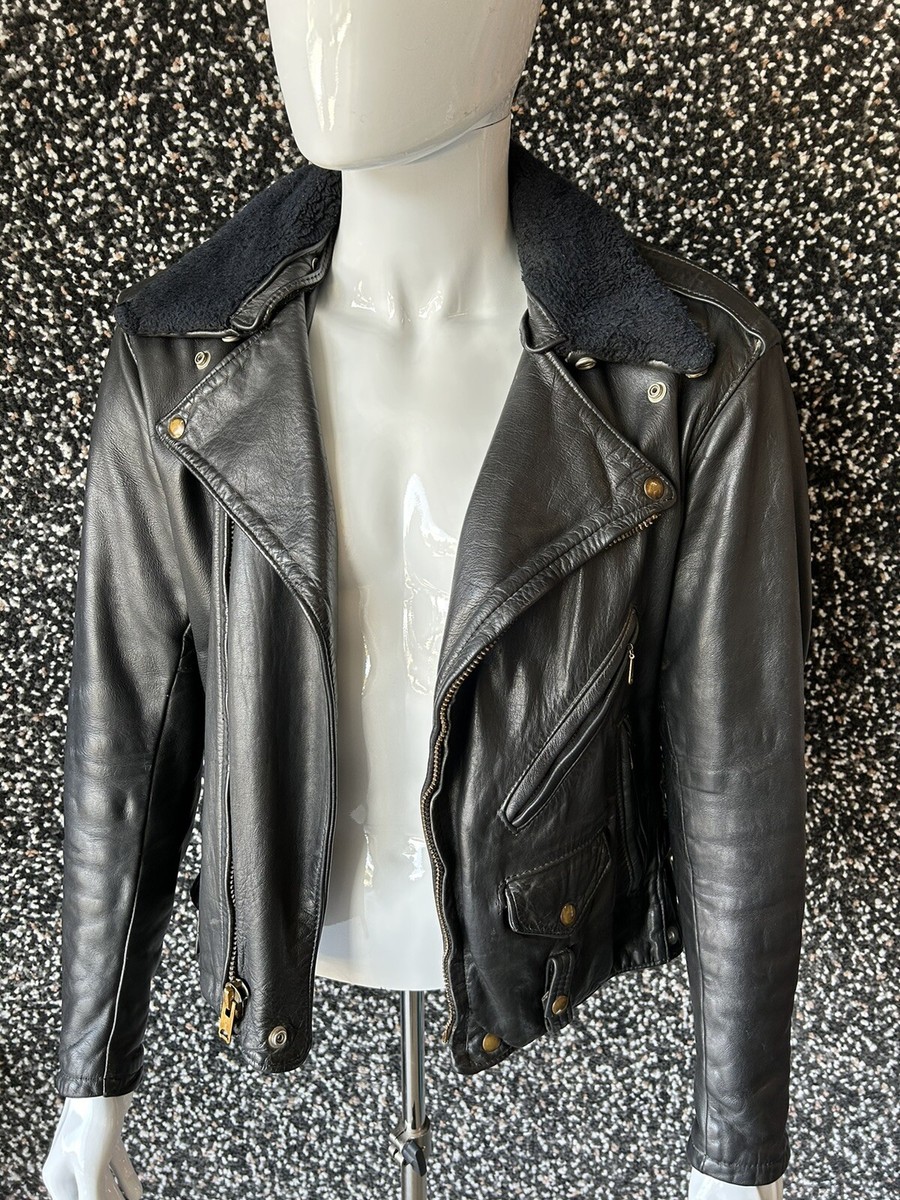ポ*ポ様 60s BATES twotone leather jacket Vintage 1960's Bates Leather Jacket – Afterlife Boutique