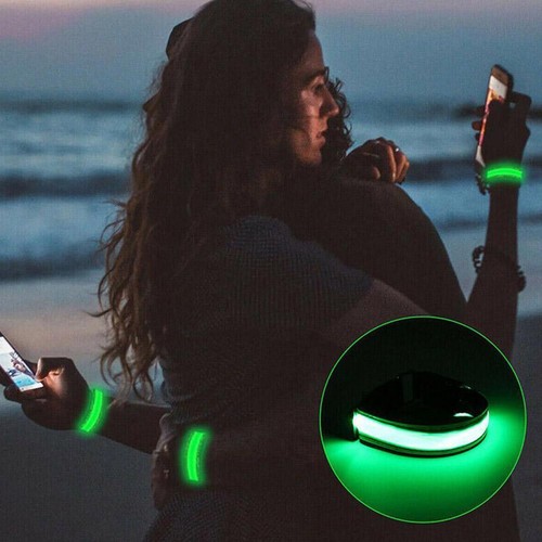 USB Charging LED Luminous Night Running Armbands Bracelets Outdoor Sports` D0P1 - Picture 9 of 24