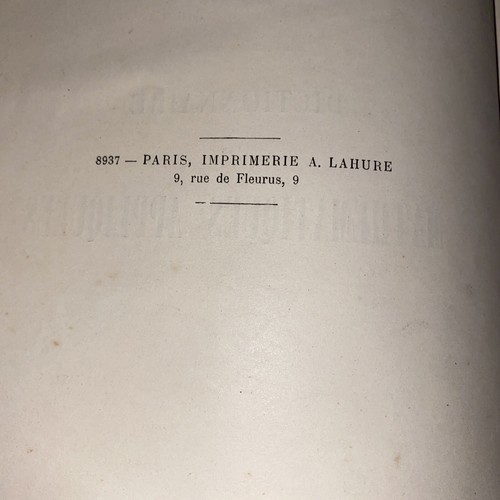 SELTEN 1884 H. Sonett Dictionnarie Des Mathématique Appliquées PARIS 1884 Französisch - Bild 12 von 23