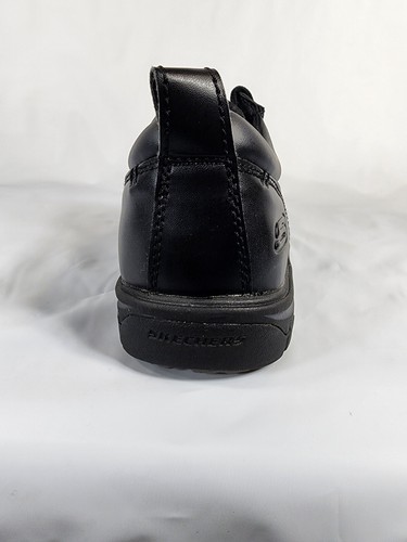 Skechers Mens Segment Rilar Leather Black Oxford Relaxed Fit Memory Foam 10 EW - Picture 12 of 21