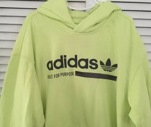 adidas hoodie neon green