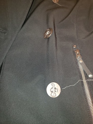 Mountain Hardware Fleece Button Pea Coat Jacket Women’s Sz Small Double Breast - Picture 8 of 14