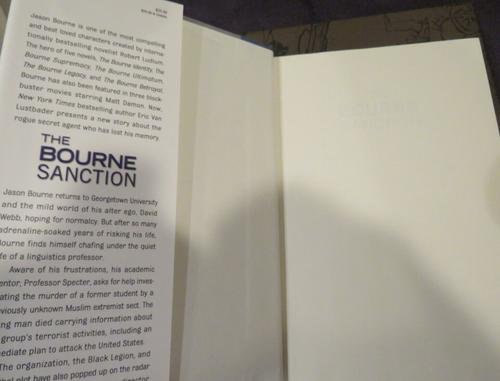 1st Ed. Robert Lundlum's The Bourne Sanction by Eric Van Lustbader- 2008 HC/DJ - Picture 2 of 7