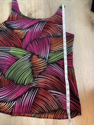 Spense - Top con cremallera lateral forrada sin mangas - Multicolor - Damas Talla Mediana - Imagen 8 de 10