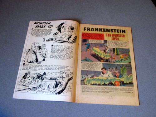 1963- DELL COMICS- FRANKENSTEIN NO.1- KEY THE MONSTER IS BACK-SCI FI HORROR - Picture 6 of 9