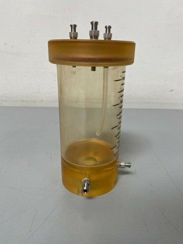 Acrylic 400mL VM0107-317 Vessel w/ Multiple .25" Fittings - Picture 2 of 8