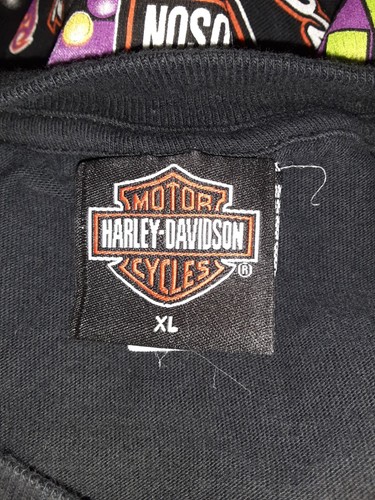 HARLEY DAVIDSON TShirt XL New Orleans MARDI GRAS 2005 Black USA - Picture 6 of 7