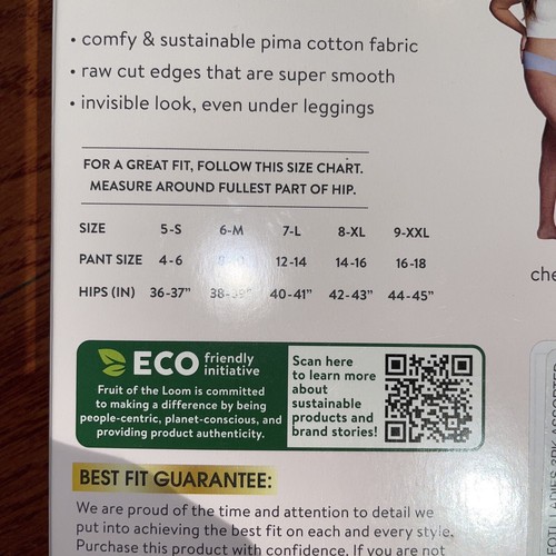 NIB Womens Fruit Of The Loom 3 Pair No Show Hipster Panties Panty Size Small 5 - Picture 9 of 12