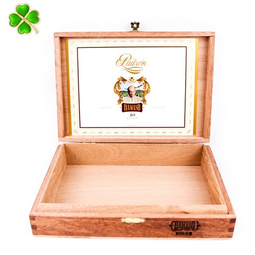 Padrón Damaso Nº 12 cajas de cigarros de madera vacías 8,5" x 6" x 1,75" - Imagen 11 de 12