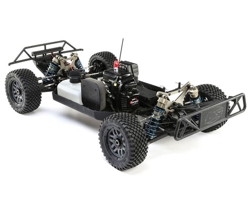 Losi 5IVE-T 2.0 V2 1/5 Bind-N-Drive 4WD Short Course Truck (Grey/Orange/White) - Picture 9 of 10