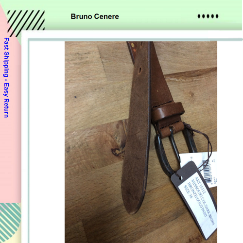 Italy Bruno Cenere Missouri Col. Dark Brown Bronze Gold 34 - Picture 2 of 5