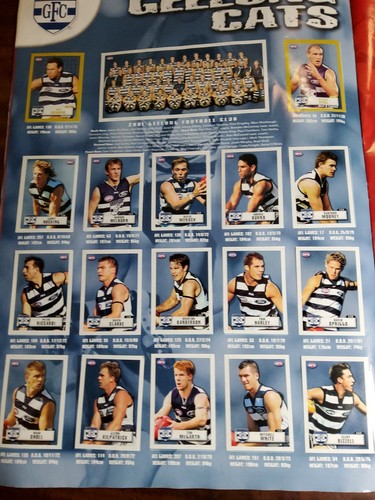 AFL Team & Players Stickers 2001 Completed Album - Picture 8 of 22