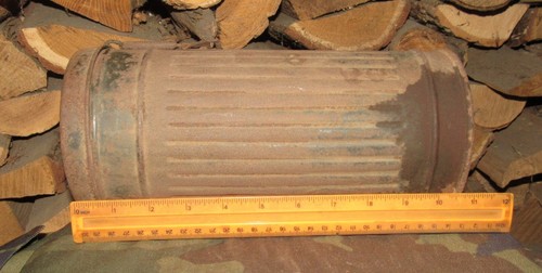 Caja de máscara de gas alemana reliquia original de la Segunda Guerra Mundial-bote "Soldado apellido" #41 - Imagen 5 de 11