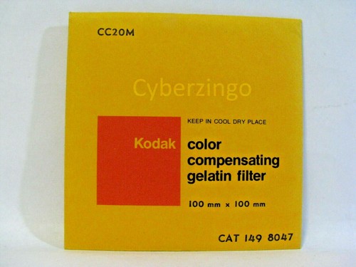 Kodak CC20M 1498047 Color Compensating 100mm x 100mm Filter PREOWNED - Picture 1 of 6