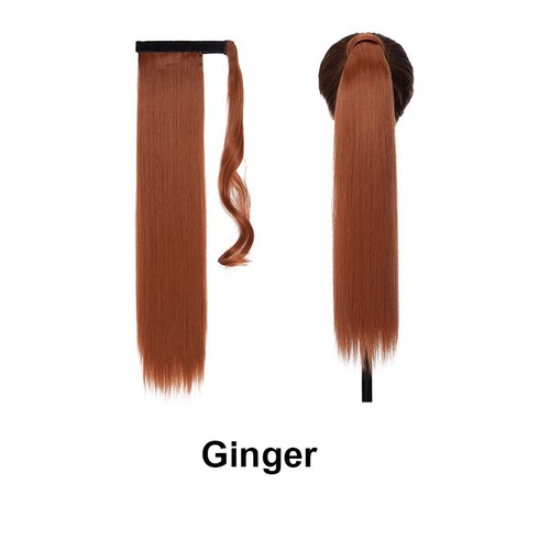 Long Thick Hair Wrap Ponytail Clip in Hair Extension 100% Real Natural Hairpiece - Picture 38 of 42